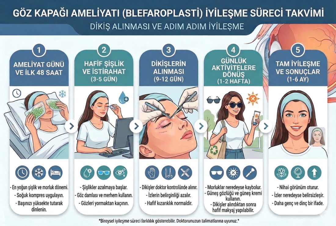Göz Kapağındaki Dikişler Ne Zaman Alınır?
