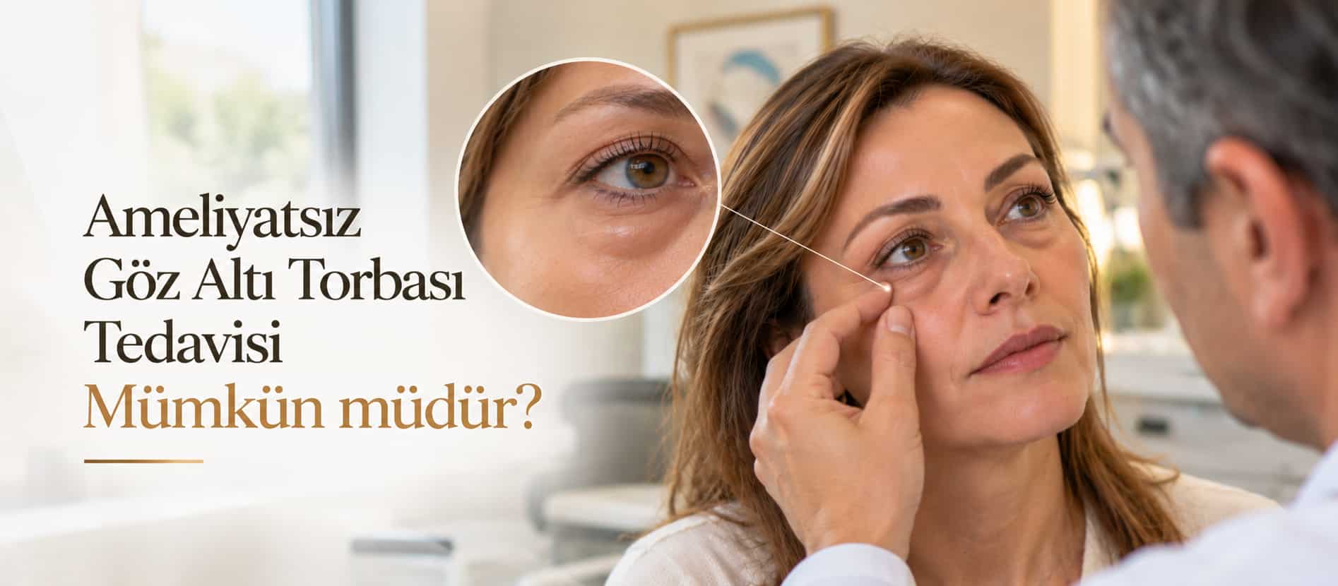 Ameliyatsız Göz Altı Torbası Tedavisi
