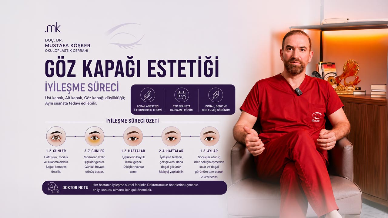 Göz Kapağı Ameliyatı İyileşme Süreci, Goz Kapagi Ameliyati Sonrasi Iyilesme