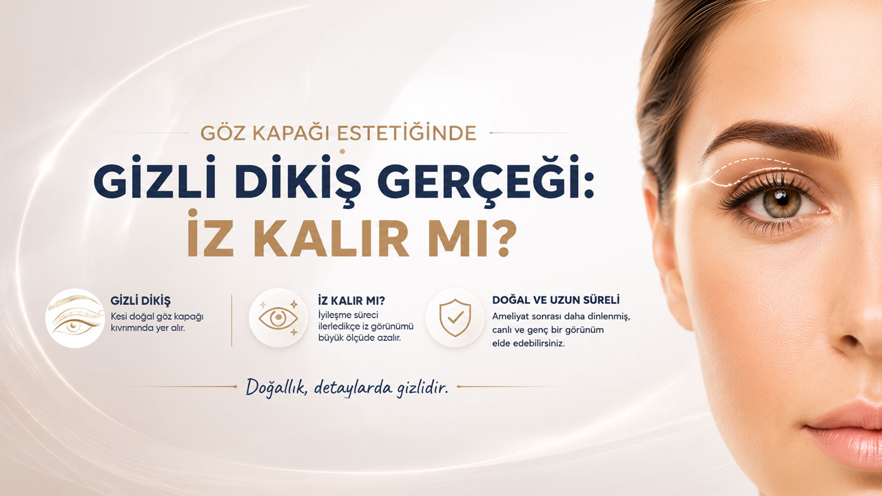 Goz Kapagi Estetiginde Gizli Dikis Gercegi iz Kalir mi