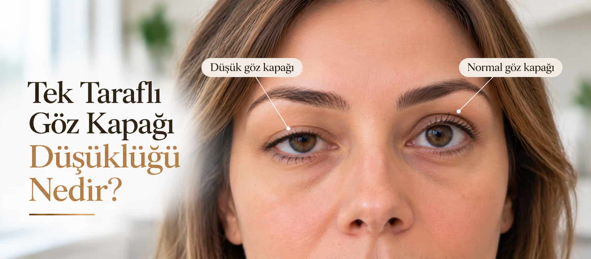 Tek Taraflı Göz Kapağı Düşüklüğü