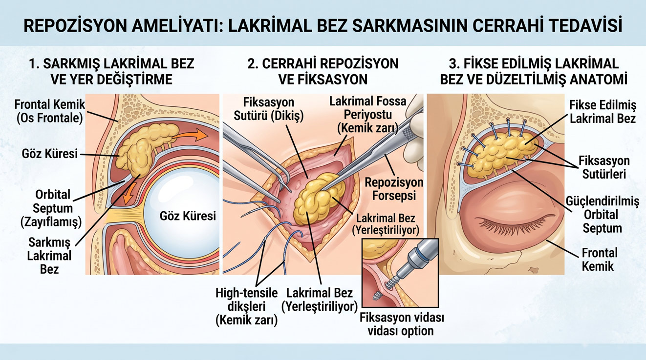 Gözyaşı Bezi (Lakrimal Bez Bozuklukları) Nedir? 3 lakrimel bez